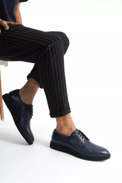 الرجال جلد طبيعي الدانتيل متابعة عارضة وحيد أحذية عارضة