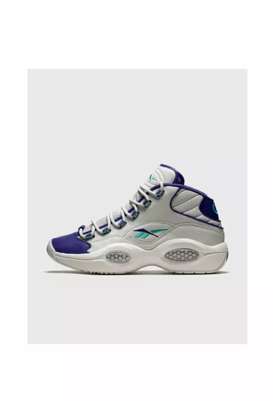  Question Mid Blanc Baskets Homme