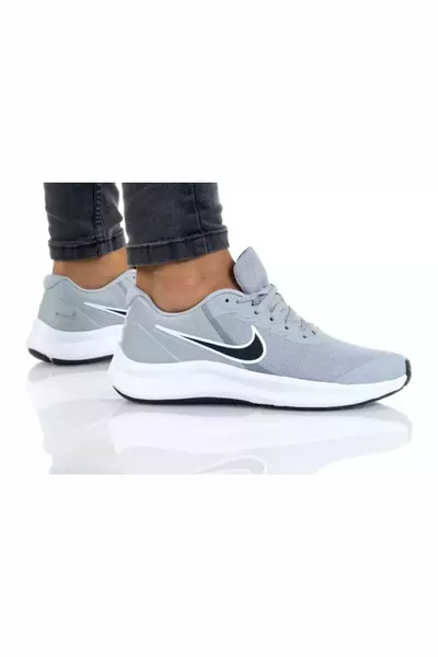 حذاء ستار رانر 3 (GS)  رمادي للنساء