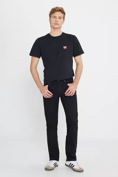 Мужские черные брюки Arizona Straight Fit с обычной посадкой, прямыми штанинами и 5 карманами, эластичные