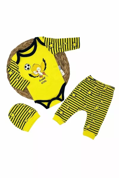 Ensemble de bodies pour bébés supporters de Fenerbahçe, lot de 3
