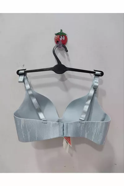 حمالة صدر بتركيز كامل بدون بالين بلون فيروزي وتقطيع بالليزر 