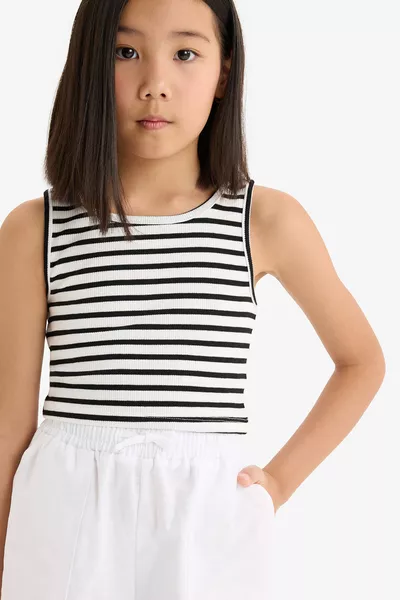 Girls' Bicycle Neck Tank Top hs