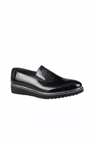 Tamboga  Chaussure Homme en Cuir Verni Noir