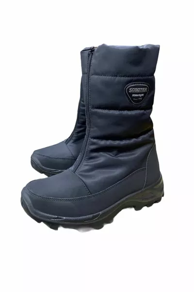 Bottes de neige noires imperméables pour femmes ts
