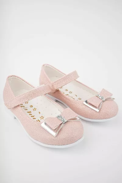 De Schoenen van het babymeisje met Strik