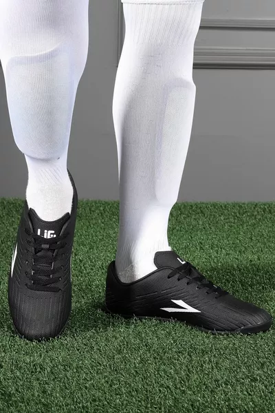 Aras Hm Halı Saha Erkek Spor Futbol Ayakkabısı Siyah