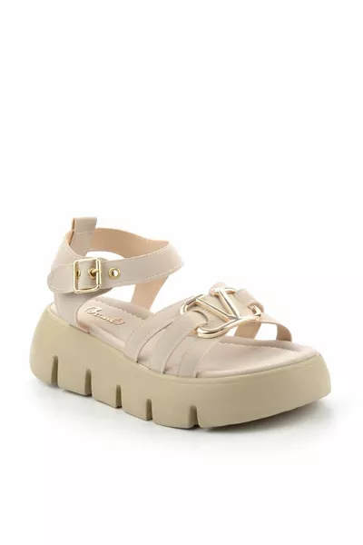 Beige Women's Sandals 