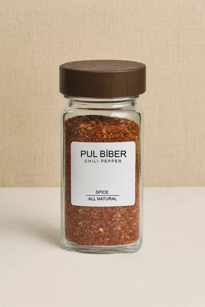 'Akasya Deckel Runde Glas-Gewürzgläser Set / Mit Etikett Geschenk / Gewürzgläser Set