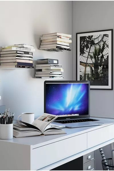 Metalen Boekenplank, Verborgen Boekenplank, Magische Plank, Wandplank