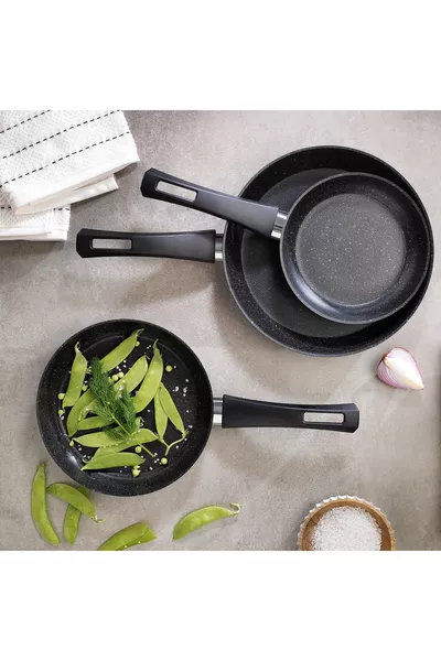 Комплект три тигана Black Stone 3 бр. См+ См+ См-Черен