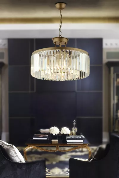 Canvas 'Vintage Crystal Stone Modern Design Crystal Living Room Chandelier