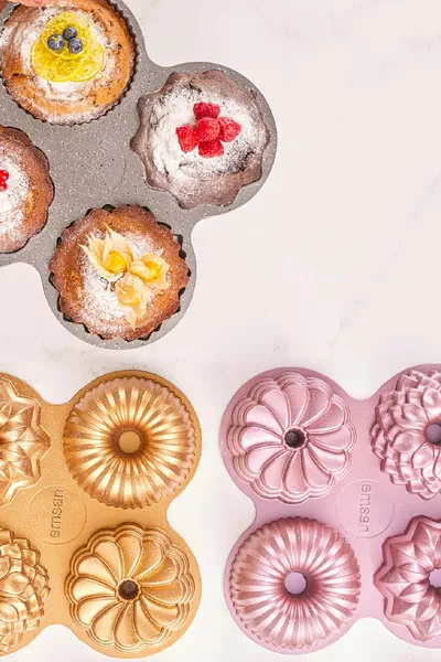 Pembe Griss One&four Розова форма за кекс Стандартна см Алуминий 1 брой