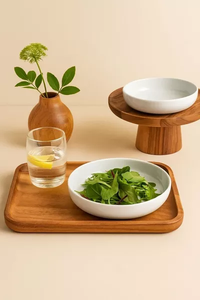 Moderna 2-Piece cm Salad Bowl (With Emblem)