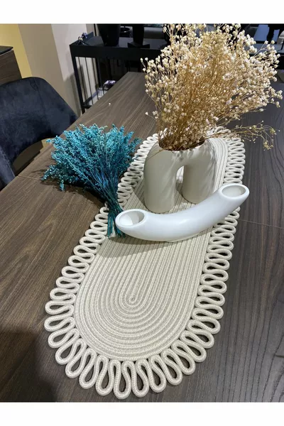 Galaxy Naturjute, Gemustert, Stroh, Amerikanisches Tischset, Tisch- und Beistelltischläufer. 