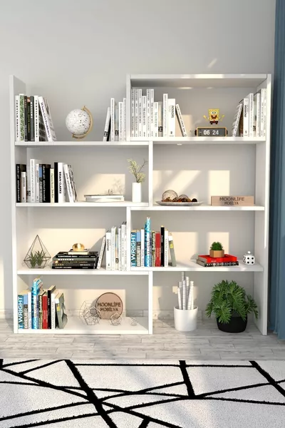 Pythagoras Bookshelf White