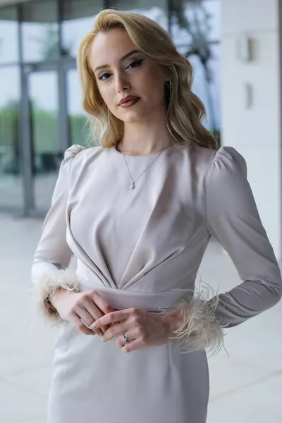 Stone Sleeves Otrish Hijab Abendkleid