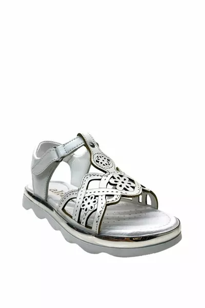  Ортопедические % натуральная кожа для девочек белые сандалии