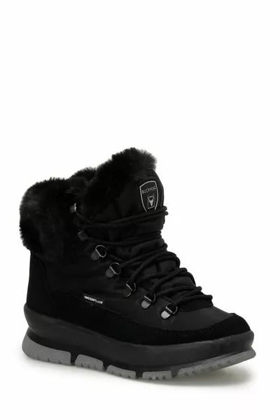 ELF Schwarze Damen Schneestiefel