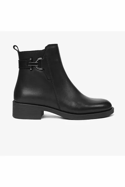 ECHT LEER VOOR DAMES ZWART  VETERS CLASSIC CASUAL CASUAL DAMESLAARZEN