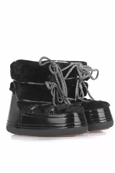 Exclusive Series Black Women's Snow Boots
