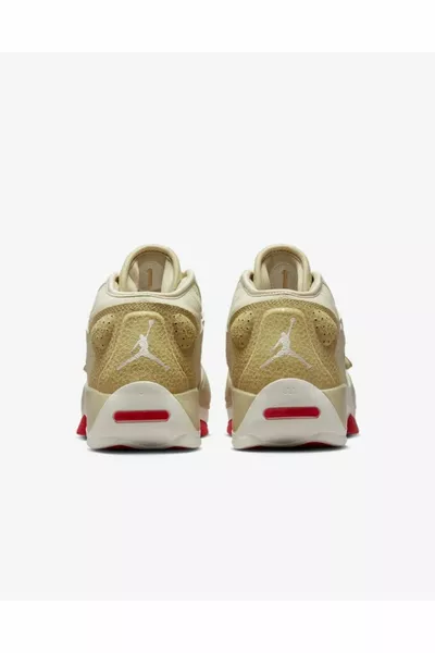 جوردان زيون 2 "Let's Dance" حذاء رياضي جلدي باللون البيج للرجال أحذية رياضية جلدية للرجال