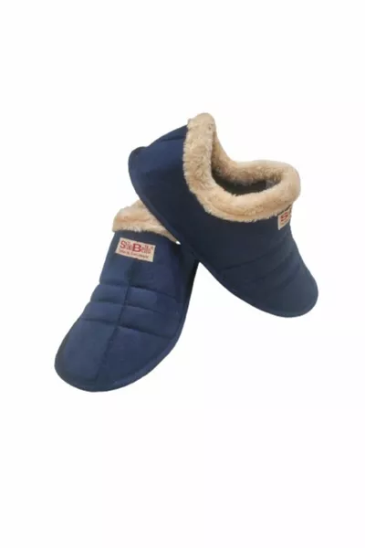 أحذية الاتجاه للجنسين الأزرق الداكن أحذية منزلية دافئة مفيدة