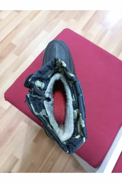 أحذية الصوف المطاطي