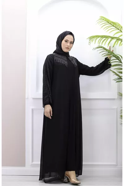 Robe de soirée hijab grande taille
