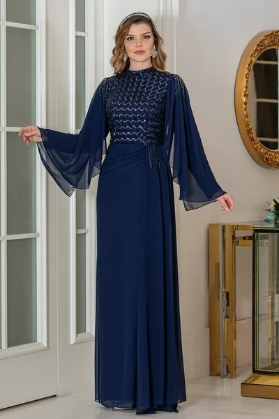 Beren Plus Size Hijab Abiti da sera