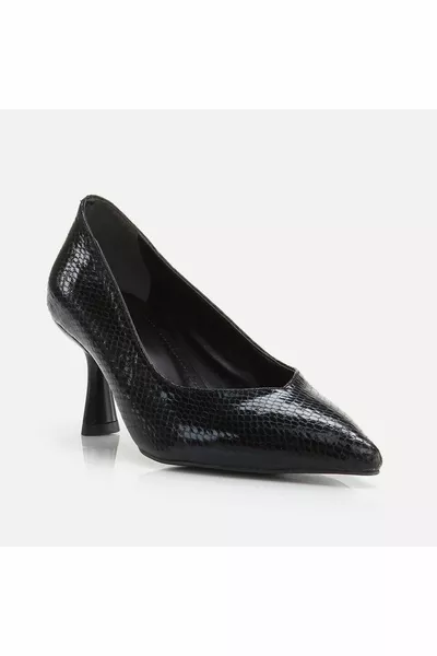 Black Pedestrian Women's Stiletto