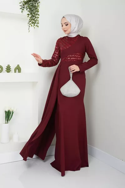 الترتر الرأس الحجاب حورية البحر مساء اللباس 