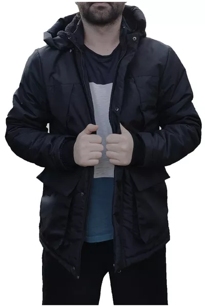 Внутри полностью с утеплителем, водонепроницаемая, устойчивая к холоду, новая толстая зимняя мужская куртка Ghost