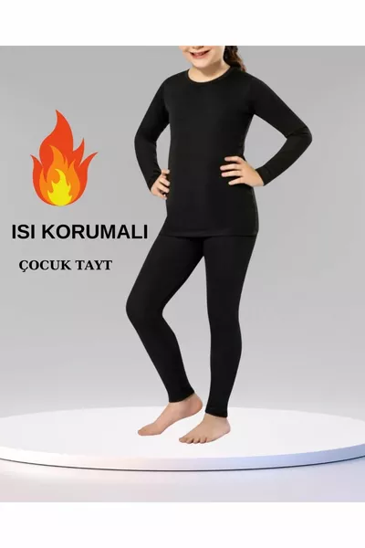 Girls' Winter Thermal Leggings That Keep Warm