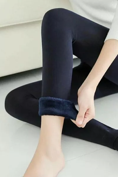 Leggings in peluche invernali, leggings termici che tengono caldo