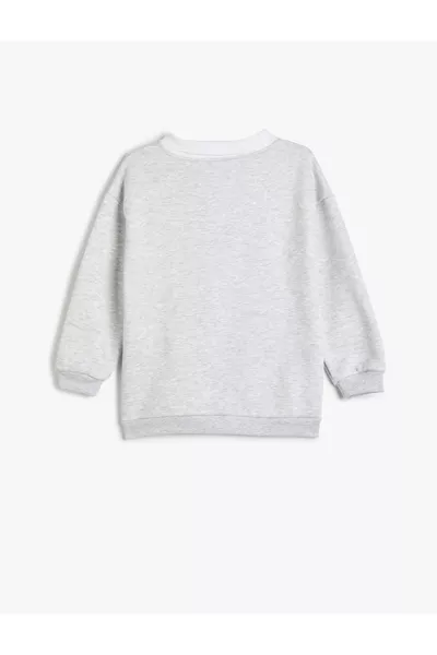 Лицензиран суитшърт на Harry Potter с риза яка и дълги ръкави с плюш