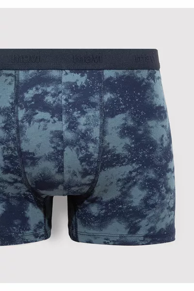 Тъмносини боксерки с батик десен 