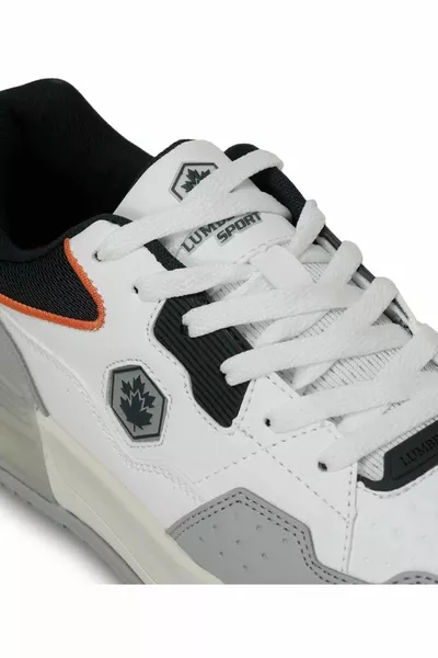 Murriel 4pr الحرارية عدم الانزلاق وحيد الدانتيل متابعة أحذية رياضية للرجال الأبيض