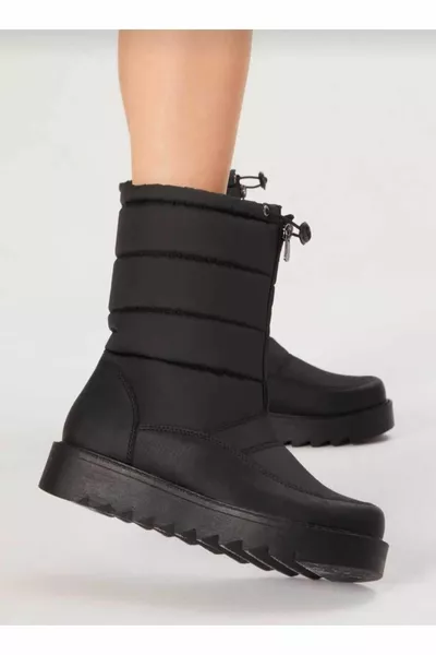 Bequeme Schneestiefel aus Pelz für Damen