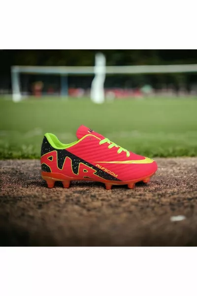 Детские футбольные бутсы травяное поле Астротурф футбольные бутсы гранат желтый 