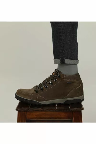 الرجال الأسفلت اللون جلد طبيعي المياه الإقامة الدانتيل متابعة الرحلات الأحذية 