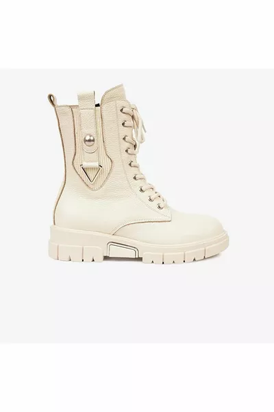 Women's Beige  Zn Chic Boot(s) Boots & Boots -Beige