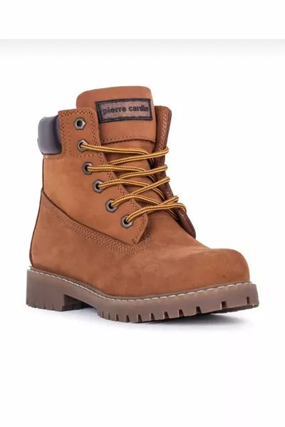 Stivali in nabuk cannella in vera pelle