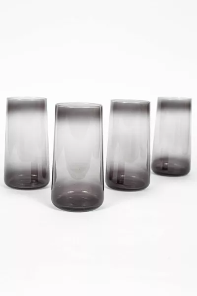 Set di 4 Bicchieri da Bibita Shadow Fumé  cc