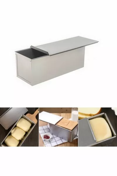 Narkalıp Sandwich & Moule à Pain avec Couvercle ( CM) Acier Inoxydable