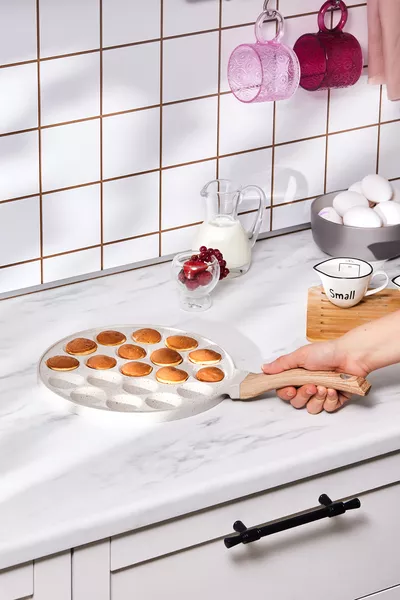 Mutfaksever Biogranit Gusseisen Mini-Pfannkuchenpfanne  cm