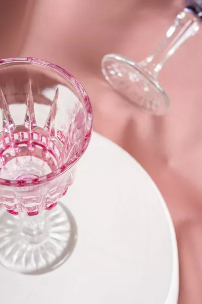 Set di 6 Bicchieri d'Acqua da Caffè Forya 3 Colori – Design in Vetro Colorato con Taglio Speciale