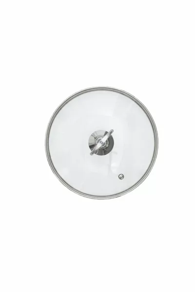 إناء بغطاء زجاجي  سم