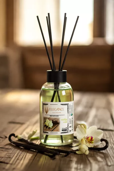 Special Price - Vanilla Reed Diffuser Room Fragrance with Bamboo Sticks ( ML)