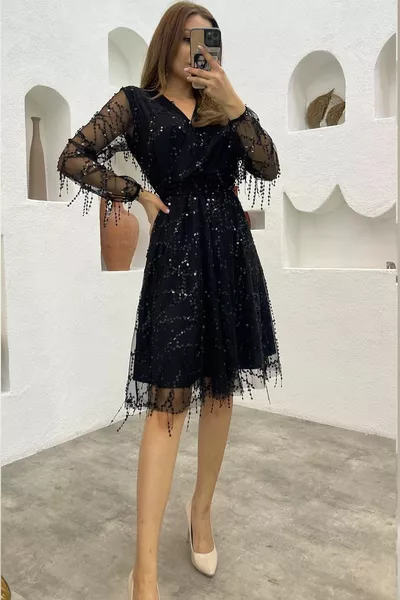 Abito da sera doppiopetto Pulpayet Plus Size